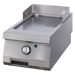 Premium Piastra - Cromo Liscio - Unità Singola - Profondità 90cm - Gas