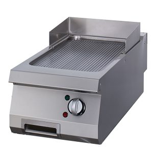 Premium Piastra - Scanalato - Unità Singola - Profondità 90cm - Elettrico