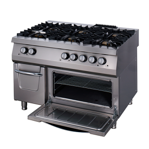 Premium Fornelli - 6 Fuochi - Unità Tripla - Profondità 90cm - Gas incl. Forno Elettrico