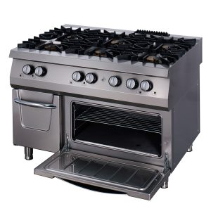 Premium Fornelli - 6 Fuochi - Unità Tripla - Profondità 90cm - incl. Forno - Gas