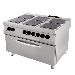 Premium Fornelli - 6 Fuochi - Unità Tripla - Profondità 90cm - incl. Forno Largo - Elettrico