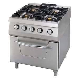 Premium Fornelli - 4 Fuochi - Unità Doppia - Profondità 90cm - Gas