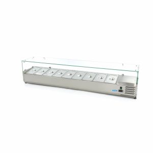 Vetrina Refrigerata Portacondimenti - 200cm - adatto a 9 x 1/3 GN