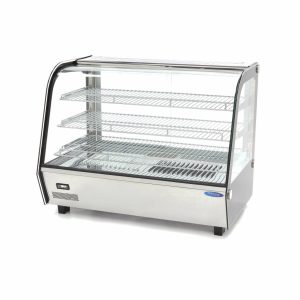 Espositore Riscaldato per Alimenti - 160L - 85,6cm - 3 Ripiani