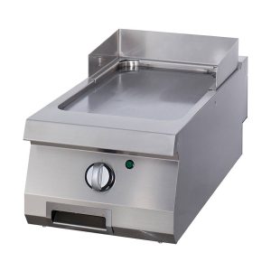 Heavy Duty Piastra - Liscio - Unità Singola - Profondità 70cm - Elettrico