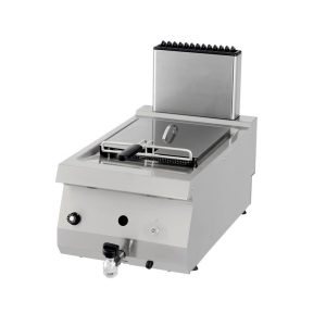 Heavy Duty Friggitrice - 1 x 12L - Unità Singola - Profondità 70cm - con Rubinetto di Scarico - Gas