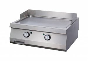 Heavy Duty Piastra - Liscio - Unità Doppia - Profondità 70cm - Gas