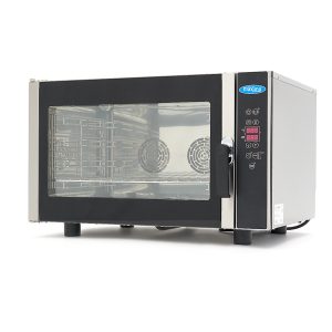 Forno a Vapore Combinato - adatto a 4 Teglie (1/1 GN / 60 x 40 cm) - Display Digitale - 400V