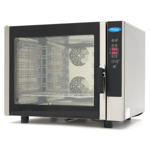 Forno a Vapore Combinato - adatto a 6 Teglie (1/1 GN / 60 x 40 cm) - Display Digitale - 400V