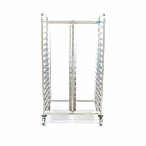 Carrello Portavassoi - Norma per Panetteria - adatto a 32 Teglie (60 x 40cm) - escl. Teglie - immagine 2