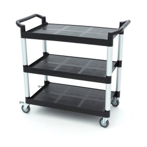 Carrello di Servizio - 3 Ripiani in Plastica - 103 x 50,5 cm