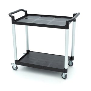 Carrello di Servizio - 2 Ripiani in Plastica - 103 x 50,5 cm
