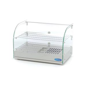 Espositore Riscaldato per Alimenti - 45L - 55cm - 2 Ripiani