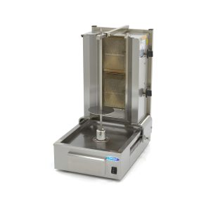 Griglia Kebab - 2 Bruciatori - 20kg di Carne - Gas