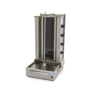 Griglia Kebab - 4 Bruciatori - 70kg di Carne - Elettrico