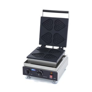 Piastra per Waffle - 4 Pezzi - Cuori su Bastoncini