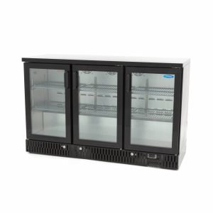 Frigo per Bevande - 3 Porte a Cerniera - 6 Ripiani Regolabili