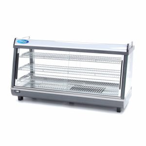Espositore Riscaldato per Alimenti - 186L - 121,5cm - 3 Ripiani