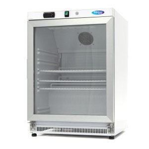 Frigorifero - 200L - Bianco - con Porta in Vetro