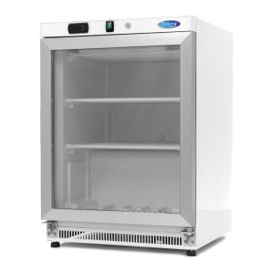 Congelatore - 200L - Bianco - con Porta in Vetro