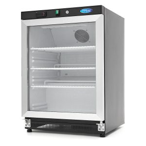 Frigorifero - 200L - Nero - con Porta in Vetro