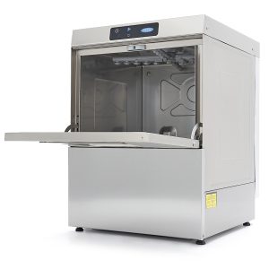 Lavastoviglie - 50 x 50cm - con Scarico, Brillantante e Pompa per Sapone - Display Digitale - 400V
