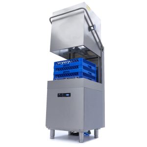 Lavastoviglie a Capote - 50 x 50cm - con Pompa Brillantante e Pompa per Sapone - Display Digitale - 400V