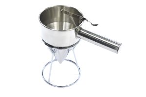 Distributore di Pastelle - 1,3L - Acciaio Inox - Pulsante di Dosaggio Inclinato