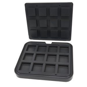 Stampo Tartelette - Quadrato - 72/62 mm - 12 pezzi