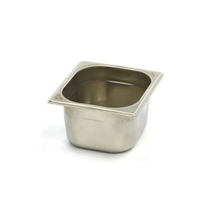 Contenitore Gastronorm - 1/6 GN - Profondità 10cm - Acciaio Inox - immagine 1