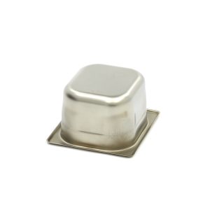 Contenitore Gastronorm - 1/6 GN - Profondità 10cm - Acciaio Inox - immagine 2