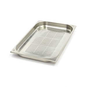 Contenitore Gastronorm - 1/1 GN - Profondità 4cm - Acciaio Inox - Forato