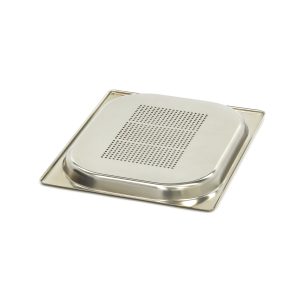 Contenitore Gastronorm - 1/2 GN - Profondità 2cm - Acciaio Inox - Forato - immagine 2