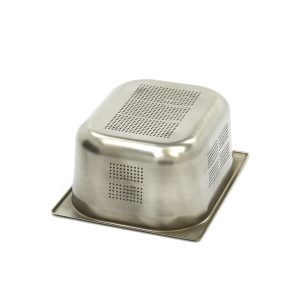 Contenitore Gastronorm - 1/2 GN - Profondità 15cm - Acciaio Inox - Forato - immagine 2