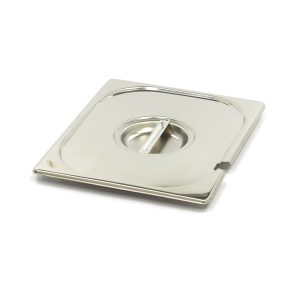 Coperchio Gastronorm - 1/2 GN - Acciaio Inox - con Incavo