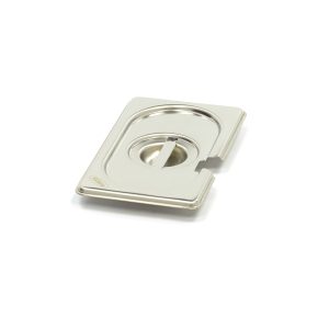 Coperchio Gastronorm - 1/9 GN - Acciaio Inox - con Incavo