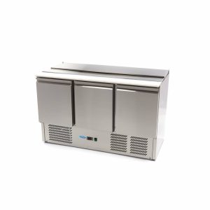 Saladette - 400L - 137cm - 3 Porte - incl. Tagliere